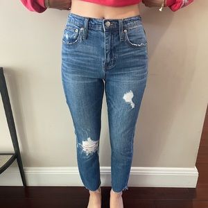MADEWELL JEANS SIZE 23 STYLE: THE HIGH-RISE SLIM BOYJEAN